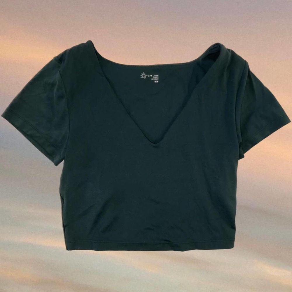 Forest Green Crop Top